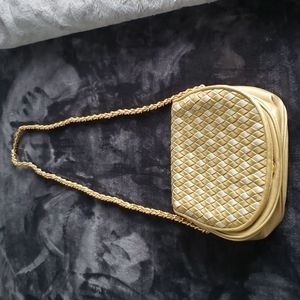 Silver and Gold shoulder bag.